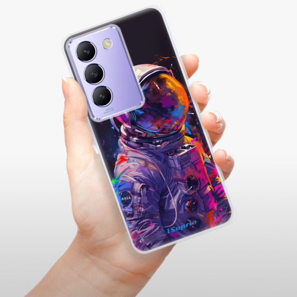 Silikonové pouzdro iSaprio - Vivo V40 SE 4G / 5G - Neon Astronaut