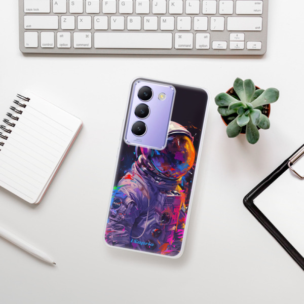 Silikonové pouzdro iSaprio - Vivo V40 SE 4G / 5G - Neon Astronaut