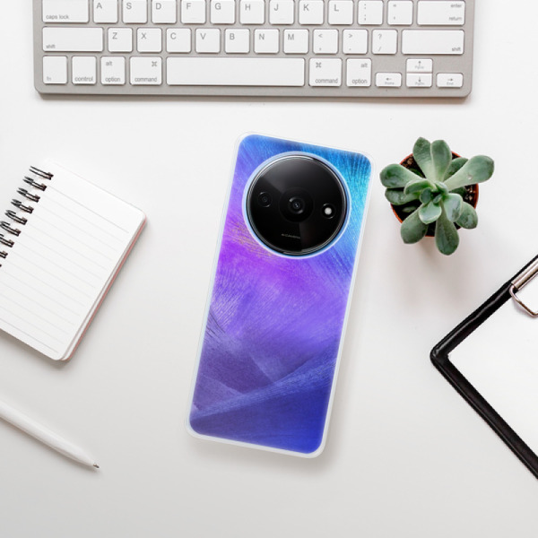 Silikonové pouzdro iSaprio - Xiaomi Redmi A3 - Purple Feathers