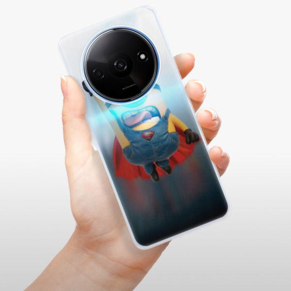 Silikonové pouzdro iSaprio - Xiaomi Redmi A3 - Mimons Superman 02