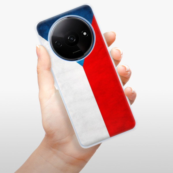 Silikonové pouzdro iSaprio - Xiaomi Redmi A3 - Czech Flag