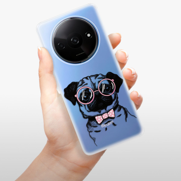Silikonové pouzdro iSaprio - Xiaomi Redmi A3 - The Pug