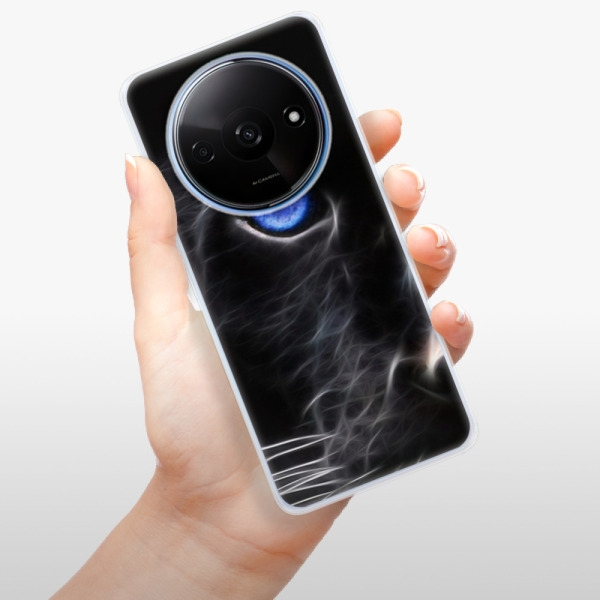 Silikonové pouzdro iSaprio - Xiaomi Redmi A3 - Black Puma