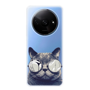 Silikonové pouzdro iSaprio - Xiaomi Redmi A3 - Crazy Cat 01