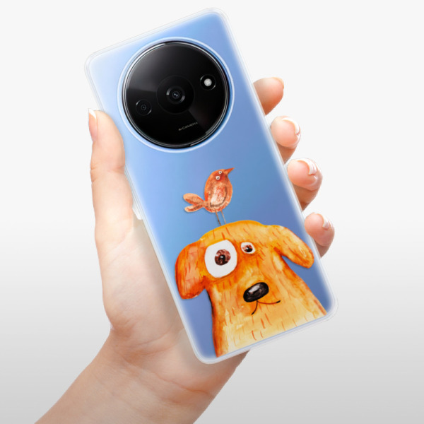 Silikonové pouzdro iSaprio - Xiaomi Redmi A3 - Dog And Bird