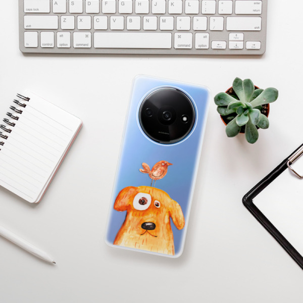 Silikonové pouzdro iSaprio - Xiaomi Redmi A3 - Dog And Bird