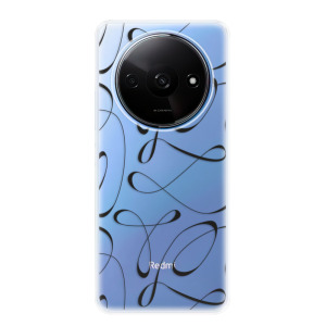 Silikonové pouzdro iSaprio - Xiaomi Redmi A3 - Fancy black