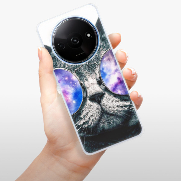 Silikonové pouzdro iSaprio - Xiaomi Redmi A3 - Galaxy Cat