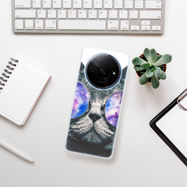 Silikonové pouzdro iSaprio - Xiaomi Redmi A3 - Galaxy Cat