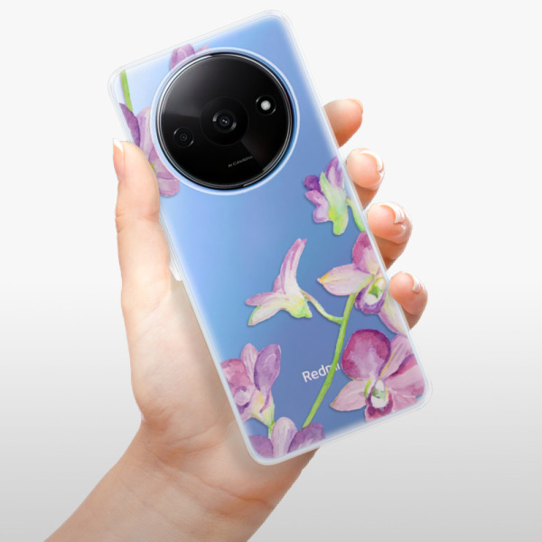 Silikonové pouzdro iSaprio - Xiaomi Redmi A3 - Purple Orchcode_producer