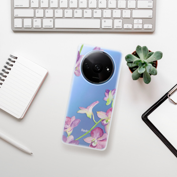 Silikonové pouzdro iSaprio - Xiaomi Redmi A3 - Purple Orchcode_producer
