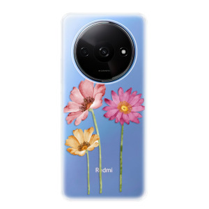 Silikonové pouzdro iSaprio - Xiaomi Redmi A3 - Three Flowers