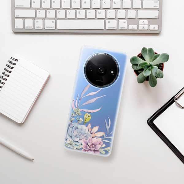 Silikonové pouzdro iSaprio - Xiaomi Redmi A3 - Succulent 01