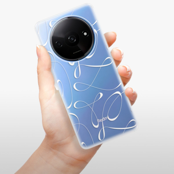 Silikonové pouzdro iSaprio - Xiaomi Redmi A3 - Fancy white