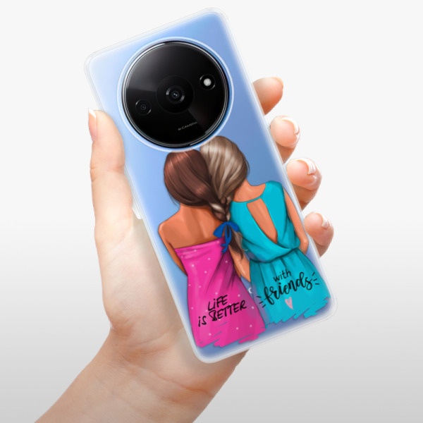 Silikonové pouzdro iSaprio - Xiaomi Redmi A3 - Best Friends
