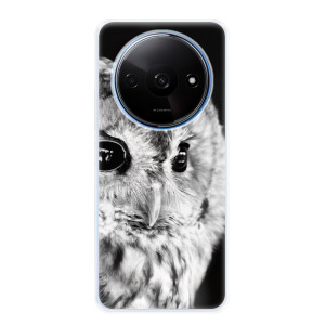 Silikonové pouzdro iSaprio - Xiaomi Redmi A3 - BW Owl