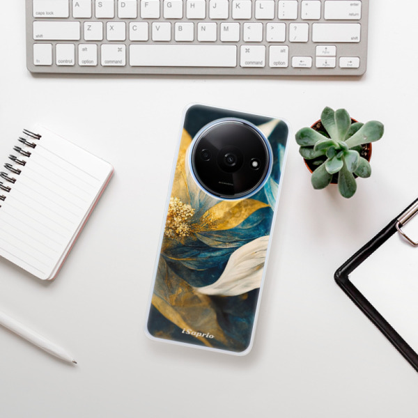 Silikonové pouzdro iSaprio - Xiaomi Redmi A3 - Gold Petals