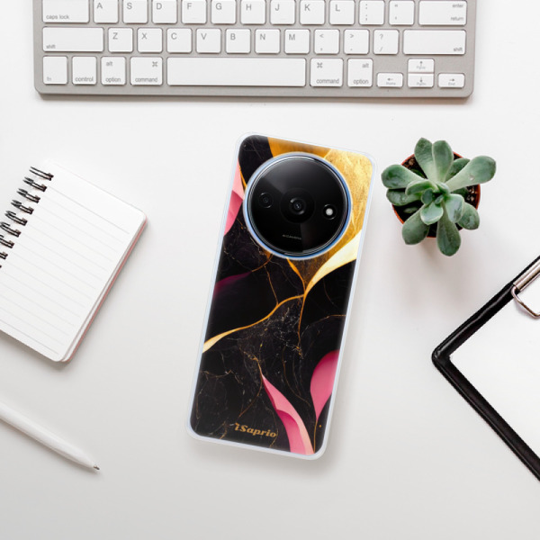 Silikonové pouzdro iSaprio - Xiaomi Redmi A3 - Gold Pink Marble