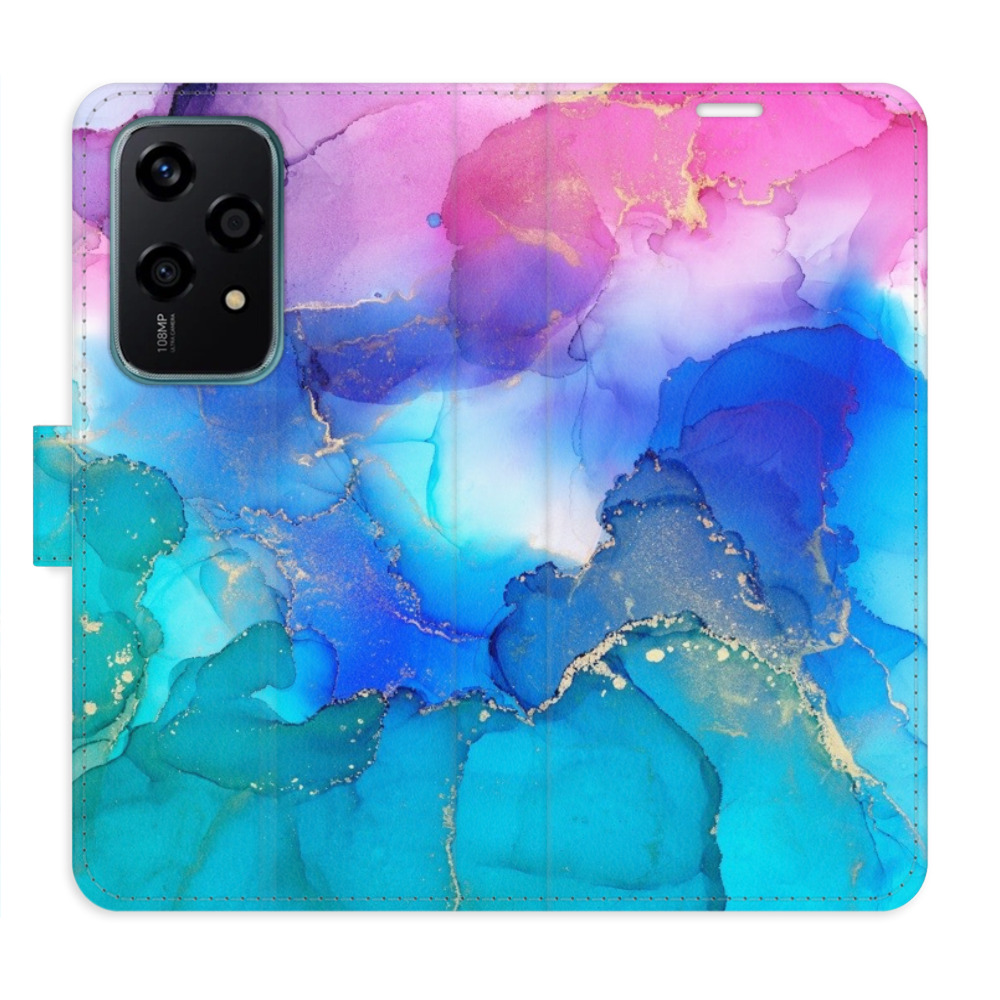 Flip pouzdro iSaprio - Honor 200 Lite - BluePink Paint - kapsičky na karty