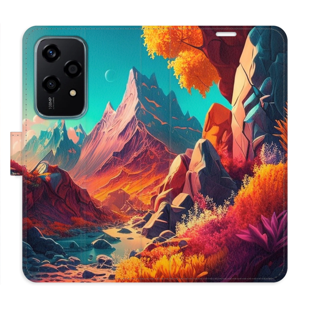 Flip pouzdro iSaprio - Honor 200 Lite - Colorful Mountains - kapsičky na karty