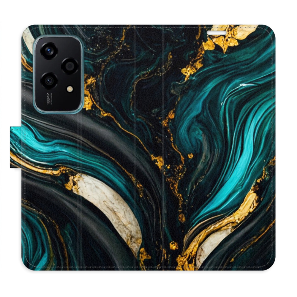 Flip pouzdro iSaprio - Honor 200 Lite - Dark Paint - kapsičky na karty