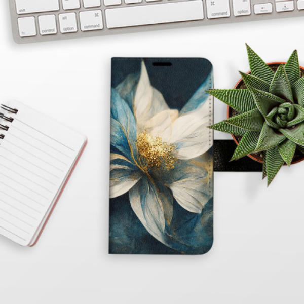 Flip pouzdro iSaprio - Honor 200 Lite - Gold Flowers - kapsičky na karty