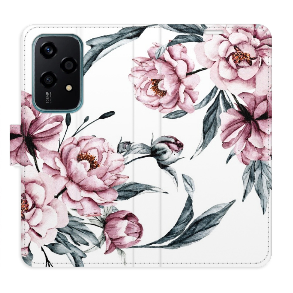 Flip pouzdro iSaprio - Honor 200 Lite - Pink Flowers - kapsičky na karty