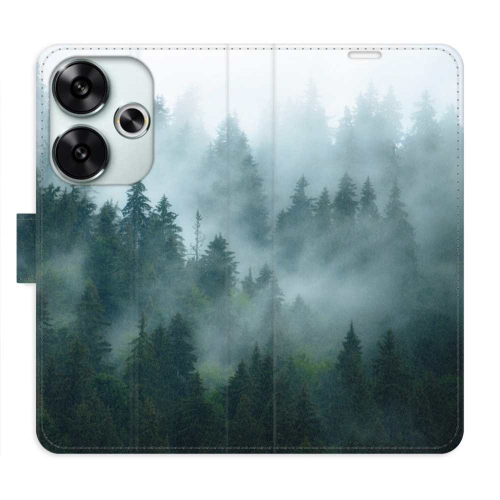Flip pouzdro iSaprio - Xiaomi Poco F6 - Dark Forest - kapsičky na karty