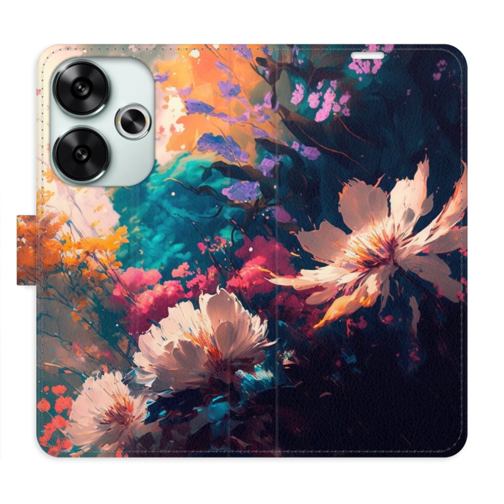 Flip pouzdro iSaprio - Xiaomi Poco F6 - Spring Flowers - kapsičky na karty