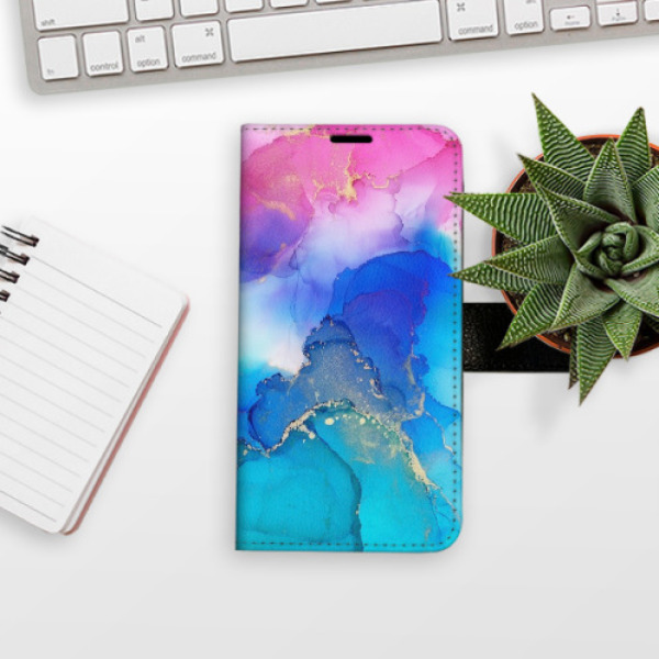 Flip pouzdro iSaprio - Xiaomi Poco F6 Pro - BluePink Paint - kapsičky na karty