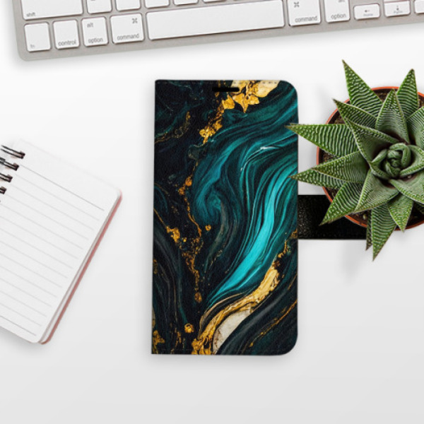 Flip pouzdro iSaprio - Xiaomi Poco F6 Pro - Dark Paint - kapsičky na karty