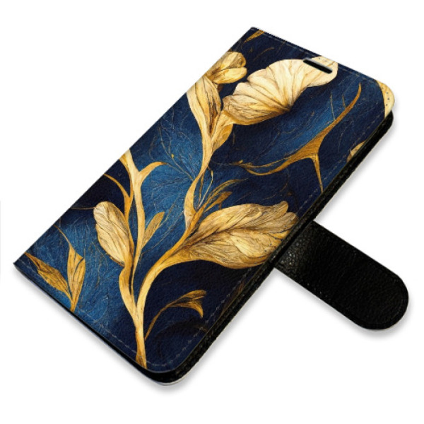 Flip pouzdro iSaprio - Xiaomi Poco F6 Pro - GoldBlue - kapsičky na karty