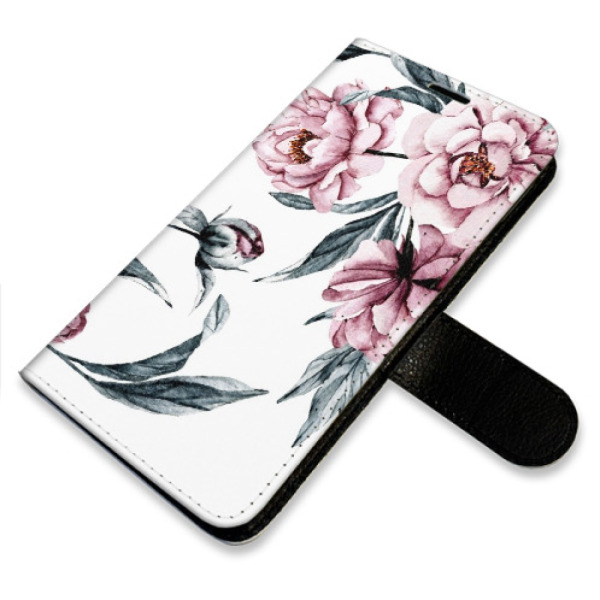 Flip pouzdro iSaprio - Xiaomi Poco F6 Pro - Pink Flowers - kapsičky na karty