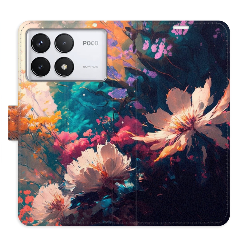 Flip pouzdro iSaprio - Xiaomi Poco F6 Pro - Spring Flowers - kapsičky na karty