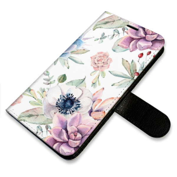 Flip pouzdro iSaprio - Xiaomi Poco F6 Pro - Succulents Pattern - kapsičky na karty