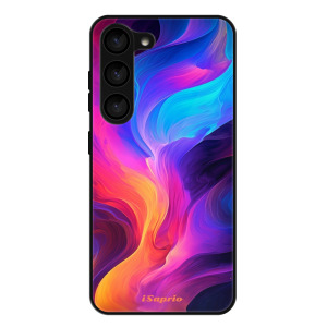 Lesklé pouzdro iSaprio pro Samsung Galaxy S23 5G - Abstract Wave 01 - VÝPRODEJ