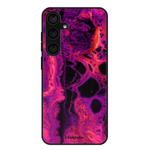 Lesklé pouzdro iSaprio pro Samsung Galaxy S24 Plus - Abstract Dark 01 - VÝPRODEJ