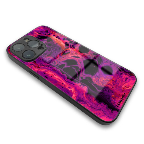 Lesklé pouzdro iSaprio pro Samsung Galaxy S24 Plus - Abstract Dark 01 - VÝPRODEJ