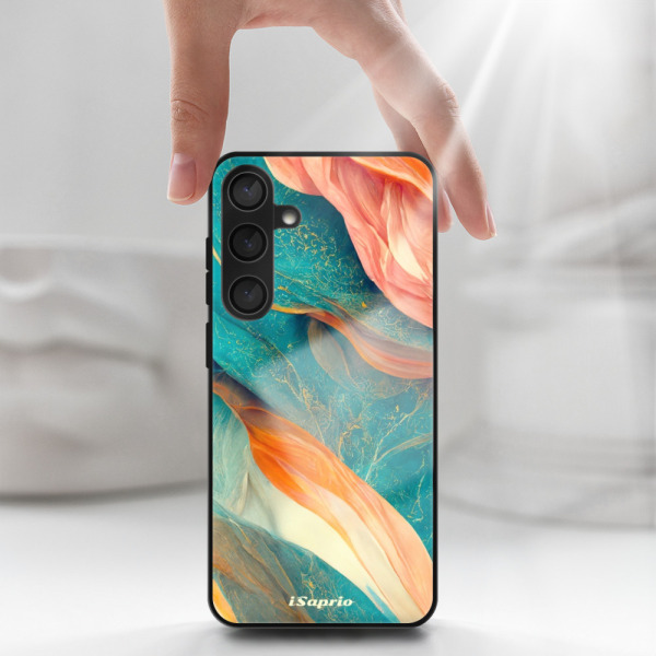 Lesklé pouzdro iSaprio pro Samsung Galaxy S24 Plus - Abstract Marble - VÝPRODEJ