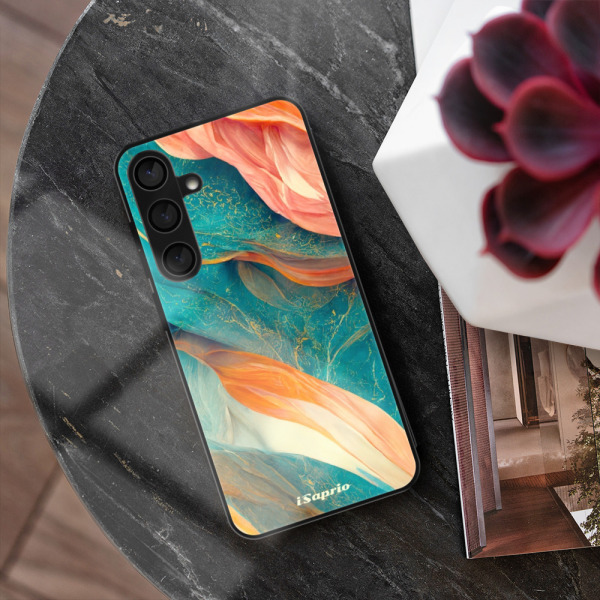 Lesklé pouzdro iSaprio pro Samsung Galaxy S24 Plus - Abstract Marble - VÝPRODEJ