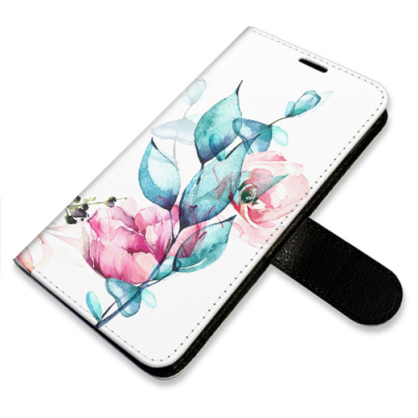 Flip pouzdro iSaprio - Apple iPhone 16 - Beautiful Flower - kapsičky na karty