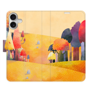Flip pouzdro iSaprio - Apple iPhone 16 Plus - Autumn Forest - kapsičky na karty