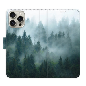 Flip pouzdro iSaprio - Apple iPhone 16 Pro Max - Dark Forest - kapsičky na karty