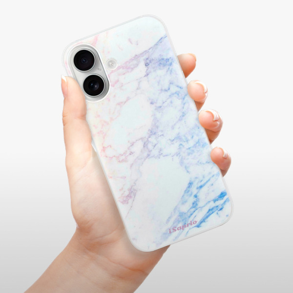 Silikonové pouzdro iSaprio - Apple iPhone 16 - Raibow Marble 10