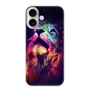 Silikonové pouzdro iSaprio - Apple iPhone 16 - Lion in Colors