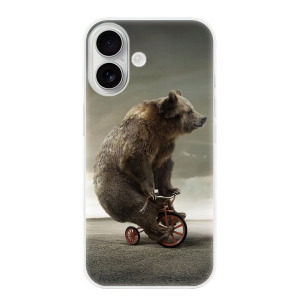 Silikonové pouzdro iSaprio - Apple iPhone 16 - Bear 01