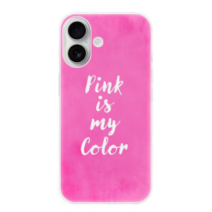 Silikonové pouzdro iSaprio - Apple iPhone 16 - Pink is my color