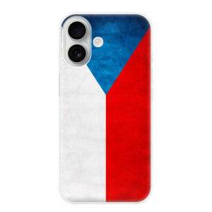 Silikonové pouzdro iSaprio - Apple iPhone 16 - Vlajka Česká republika