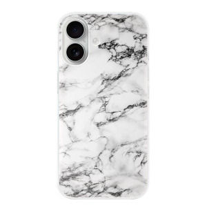 Silikonové pouzdro iSaprio - Apple iPhone 16 - White Marble 01