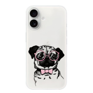 Silikonové pouzdro iSaprio - Apple iPhone 16 - The Pug